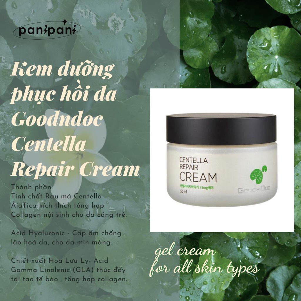 Những thành phần có trong kem dưỡng GoodnDoc