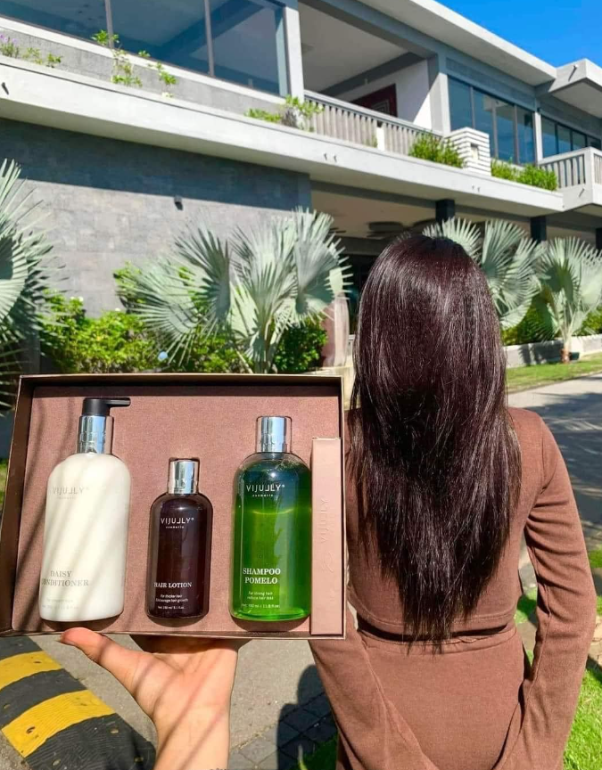 COMBO Dầu Gội Vi Jully-COMBO Dưỡng Tóc Hoàn Hảo