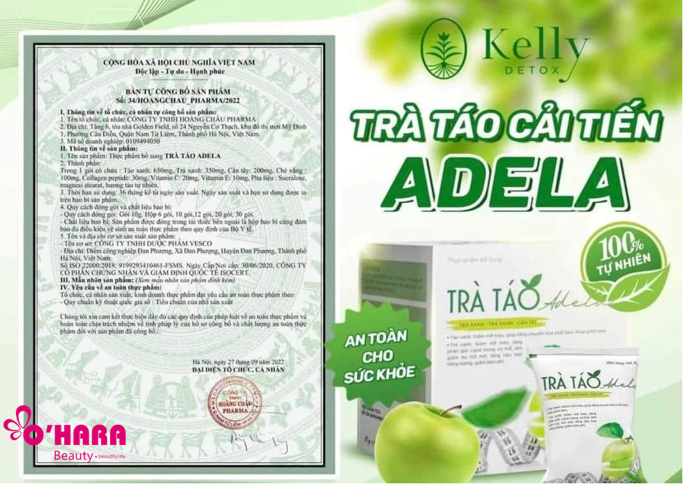 Ưu điểm của Trà Táo giảm cân Adela