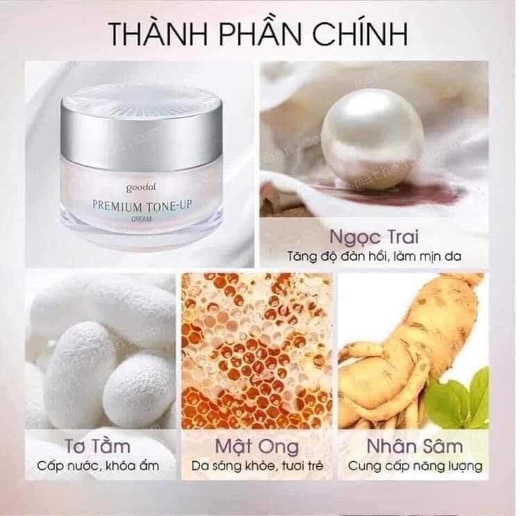 Thành phần có trong Kem Ốc Sên Goodal