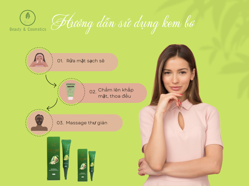 Hướng dẫn sử dụng Kem bơ Olic