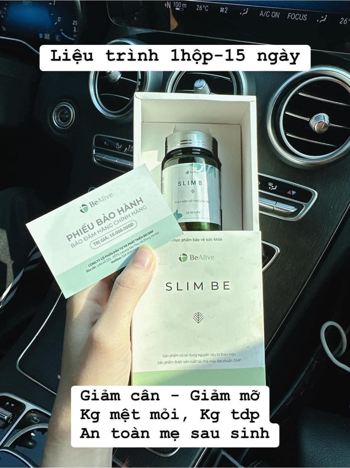 Mua Giảm cân Slimbe chính hãng tại Ohara Beauty