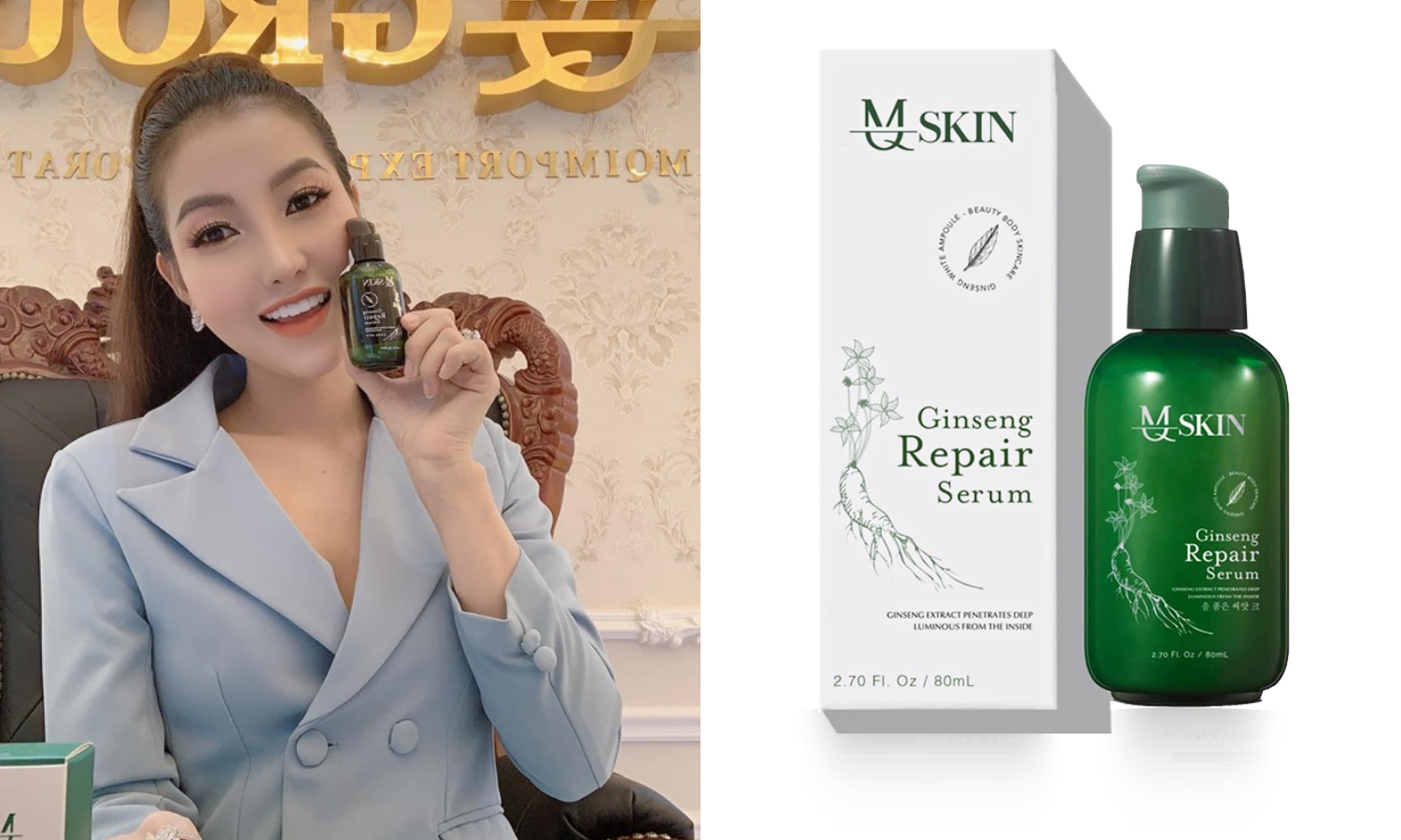 Hướng dẫn sử dụng Thay Da Nhân Sâm