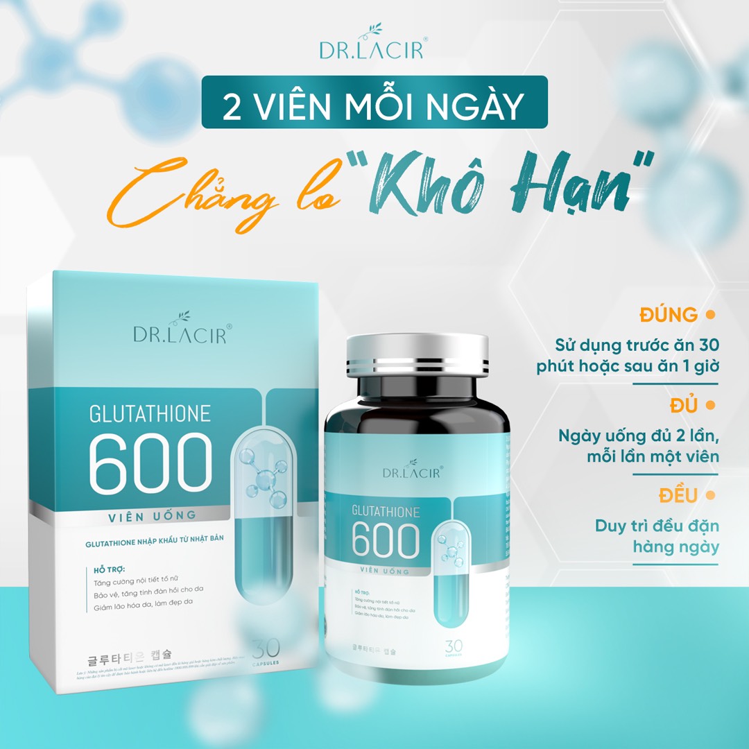 Viên uống glutathione 600