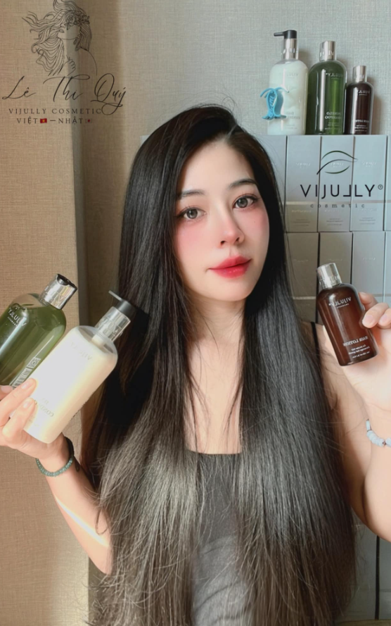 Dầu gội Vi Jully giúp giảm rụng tóc,nuôi dưỡng tóc từ sâu bên trong