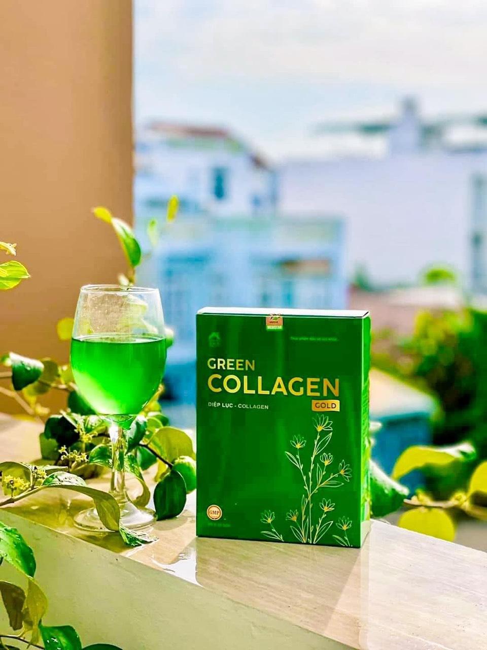 Diệp lục collagen mẫu mới chính hãng