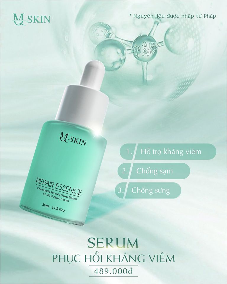 Serum phục hồi kháng viêm MQ Skin - Repair Essence MQSkin