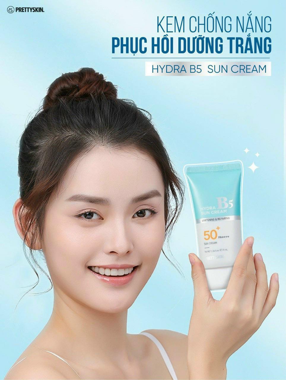 Công dụng kem chống nắng B5 Pretty Skin mang lại