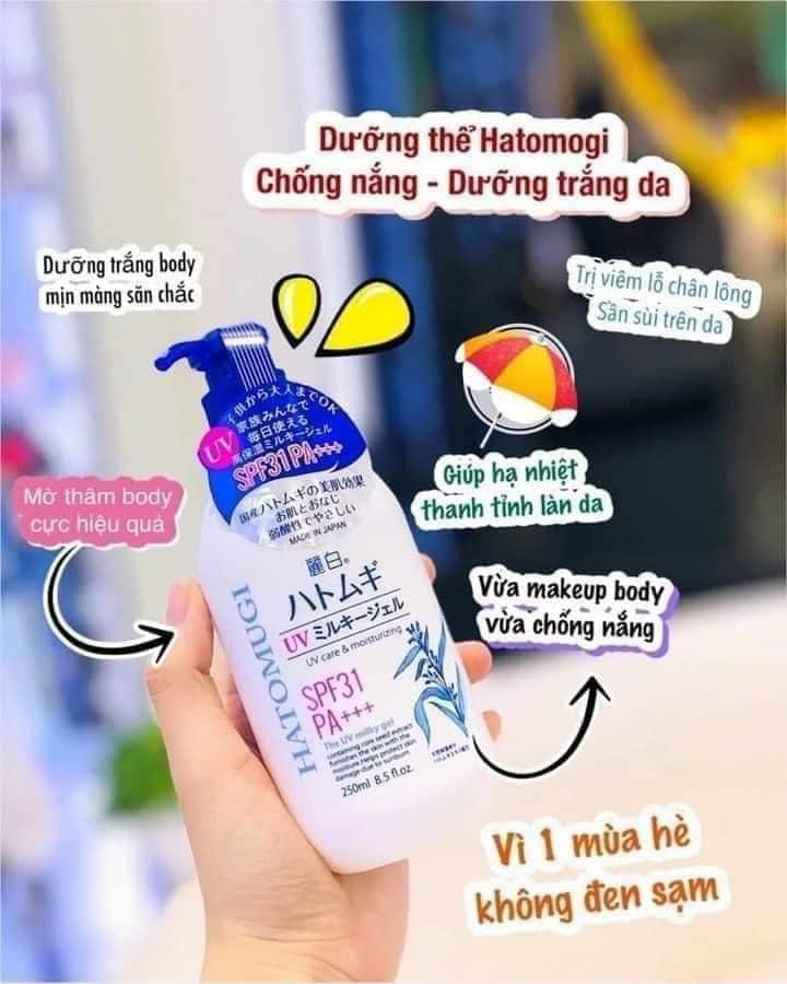 Cách dùng sữa dưỡng thể Hatomugi hiệu quả nhất
