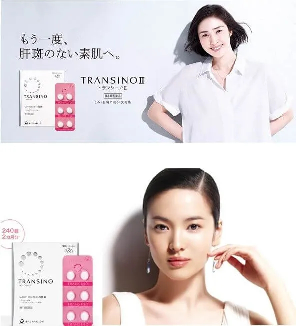 Công dụng của viên uống trắng da Transino