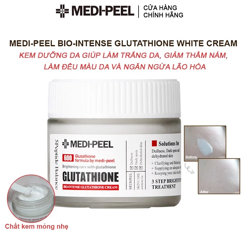 Kem dưỡng da Medi-Peel Bio-Intense Glutathione White Cream