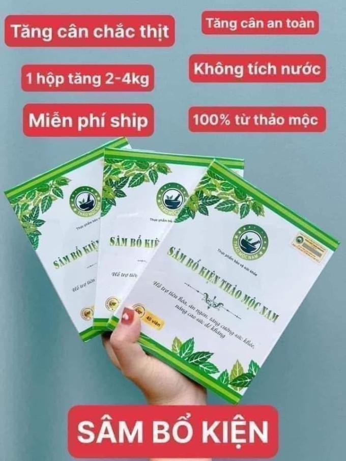 Sâm Bổ Kiện Thảo Mộc Nam Mẫu mới( Không tặng )| Tăng Cân, Cải Thiện Sức Khỏe Hiệu Quả