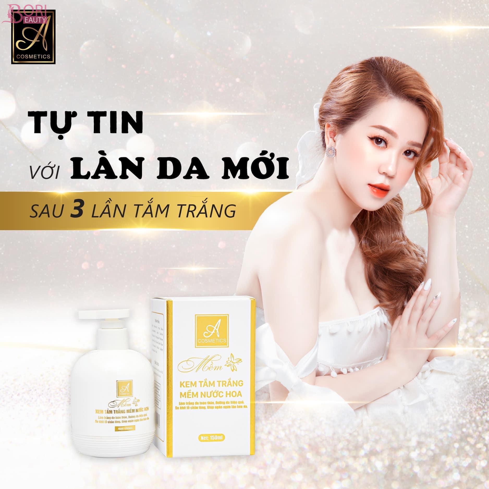 Tắm Trắng Mềm Nước Hoa A Cosmetics