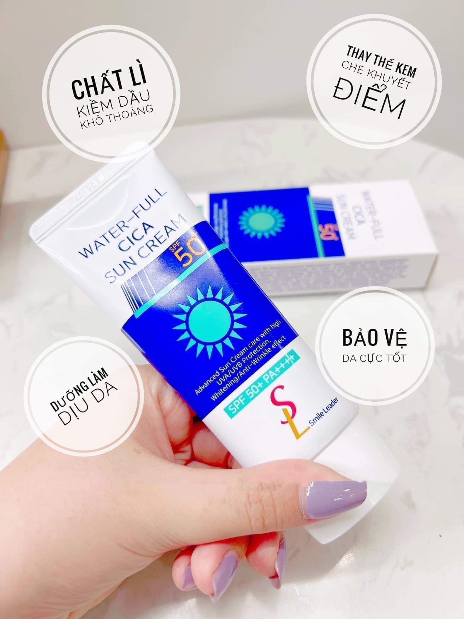 Công dụng kem chống nắng water-full cica sun cream