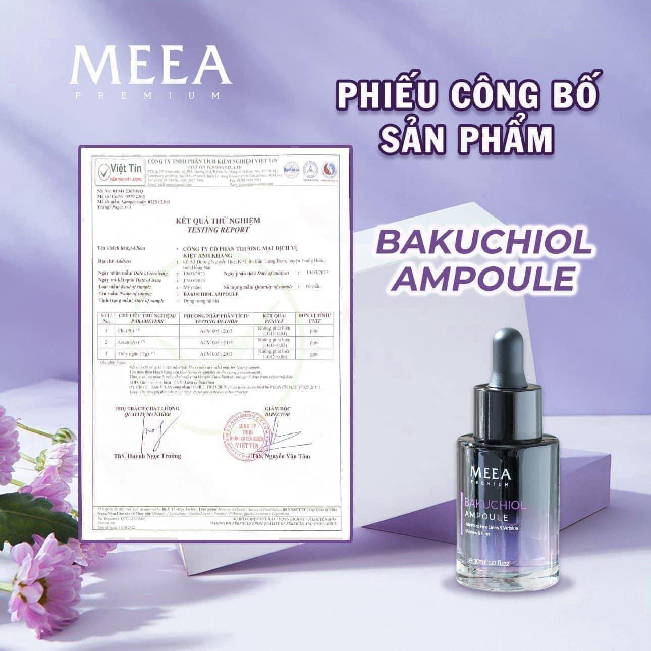 Phiếu công bố sản phẩm Bakuchoil Ampoule