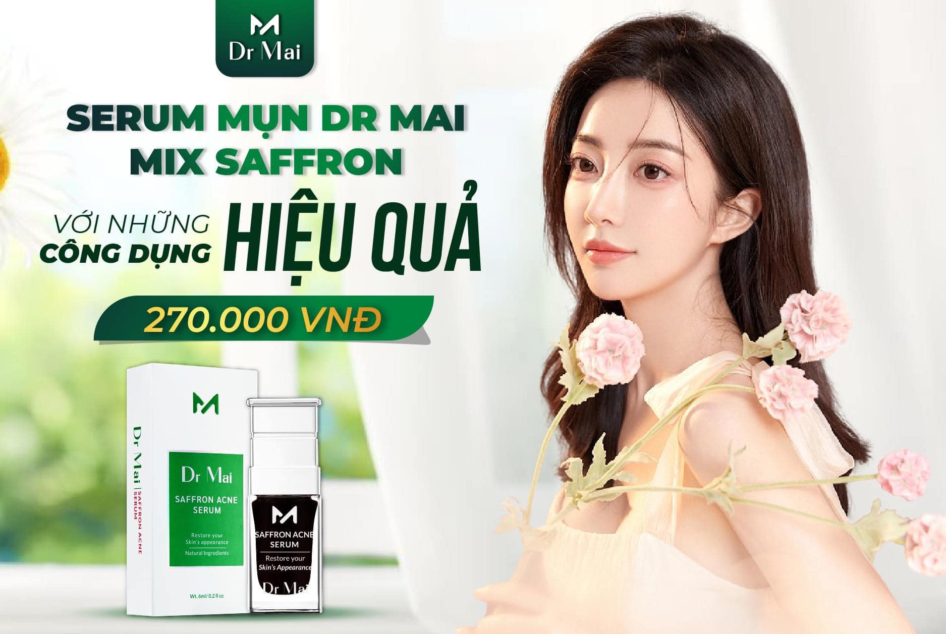Serum Trị Mụn Dr Mai Mix Saffron