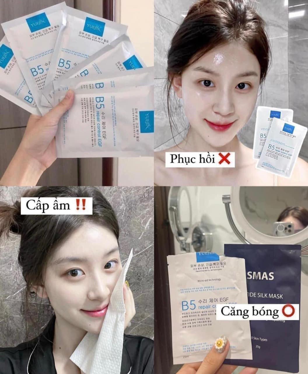 Tác dụng của mặt nạ Yuejin Hàn Quốc