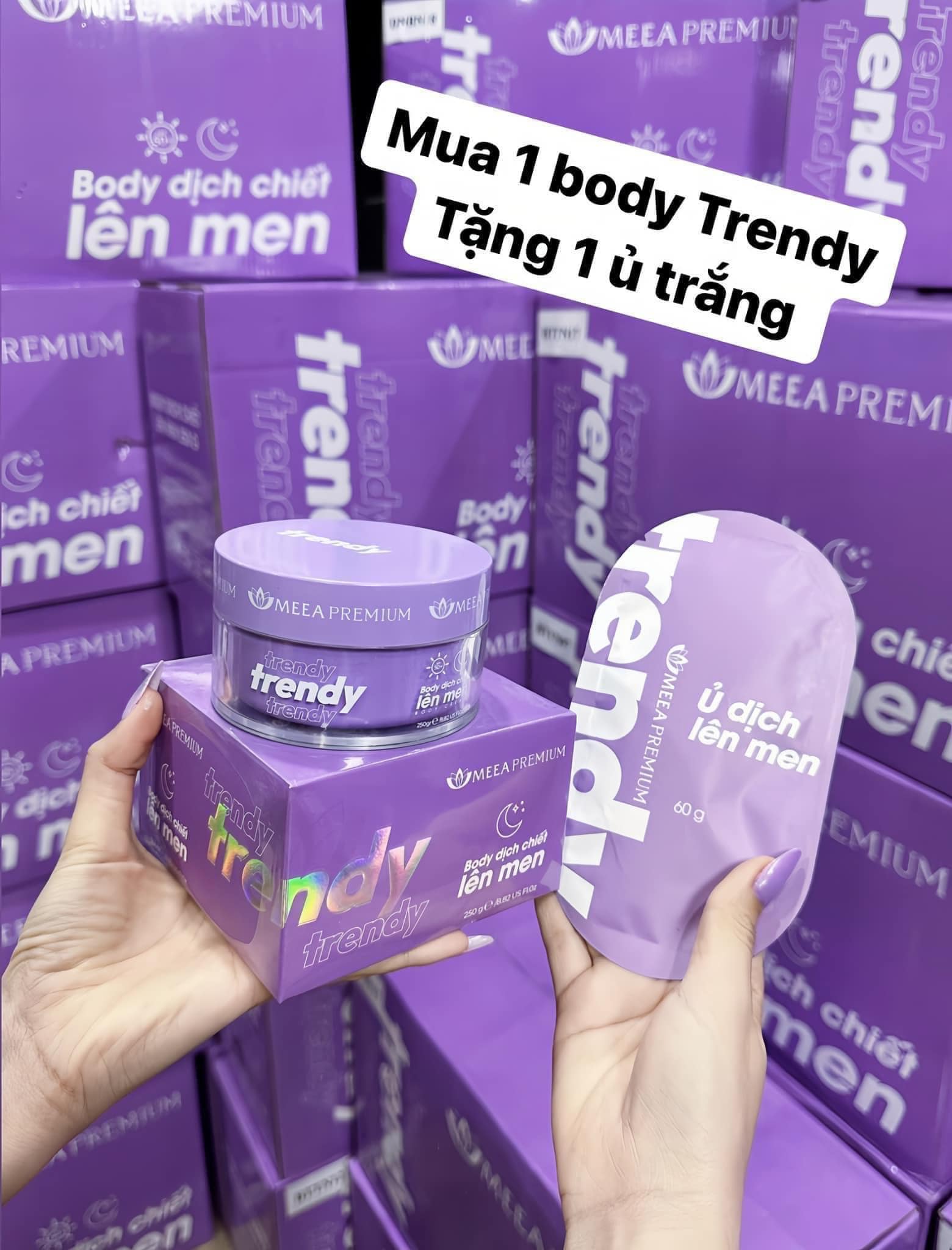 Cách sử dụng kem body Trendy