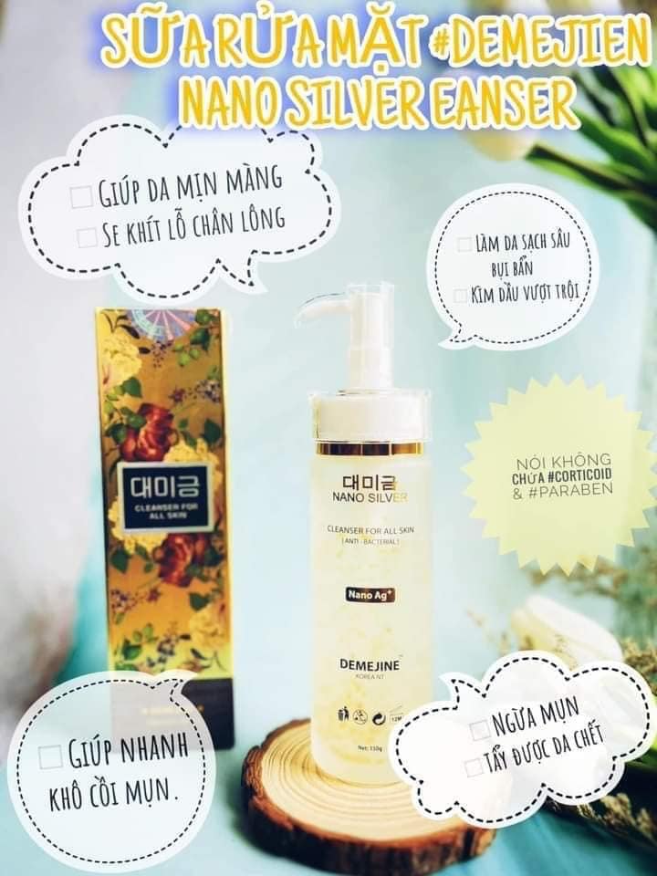 Sữa rửa mặt Demejine Hàn Quốc