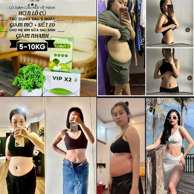 Khách hàng giảm kg thành công sau khi sử dụng