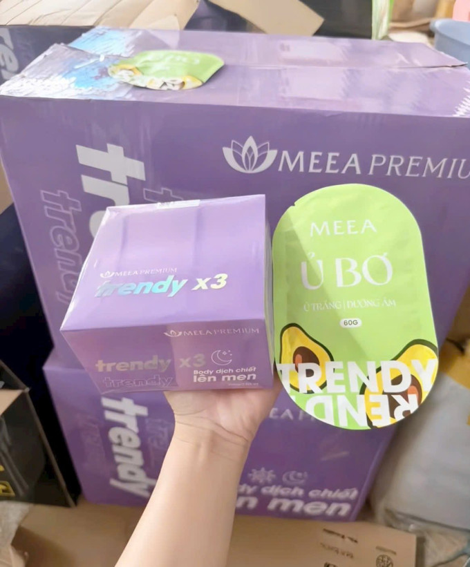 Kem body Trendy X3 mẫu mới tặng ủ trắng bơ| Dưỡng trắng da toàn thân