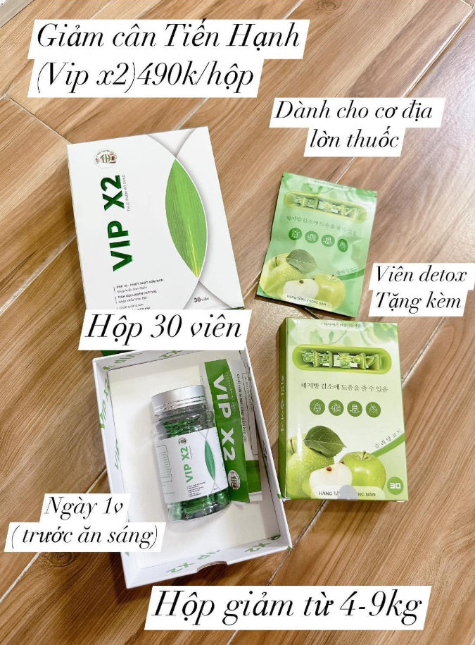 Vip X2 Tiến Hạnh được chiết xuất từ những thành phần nào