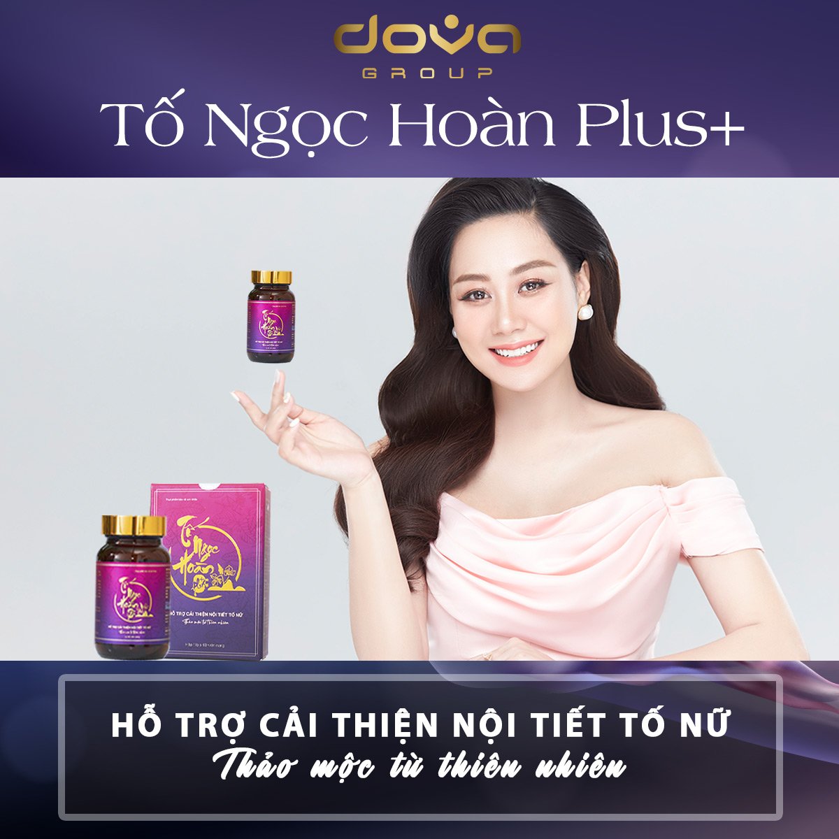 Hỗ trợ cải thiện nội tiết tố nữ, giảm triệu chứng do thiếu hụt nội tiết tố