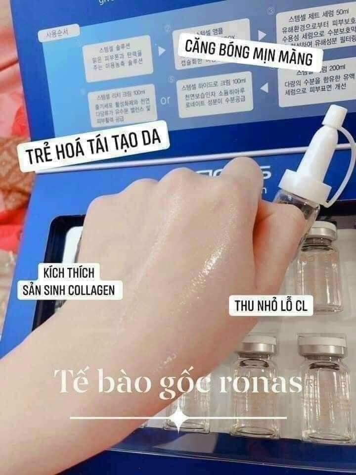 Hiệu quả sử dụng Tế Bào Gốc Ronas
