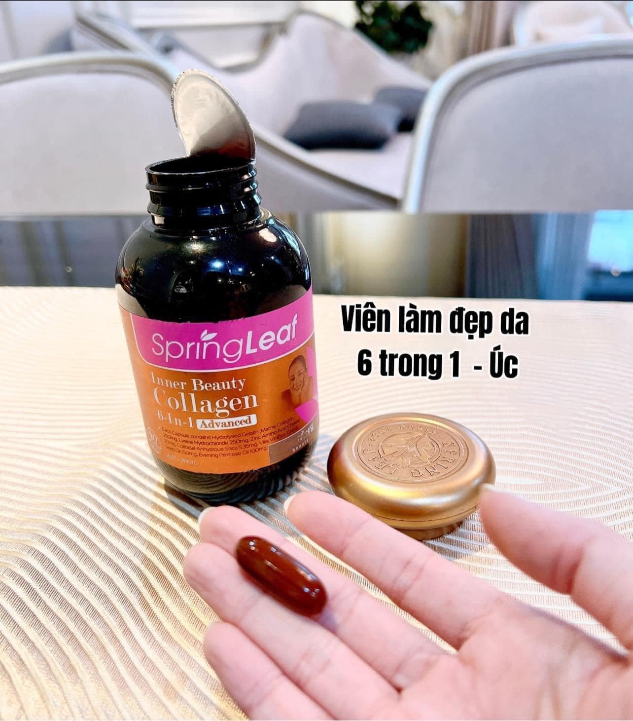 Viên uống Collagen Spring Leaf chính hãng