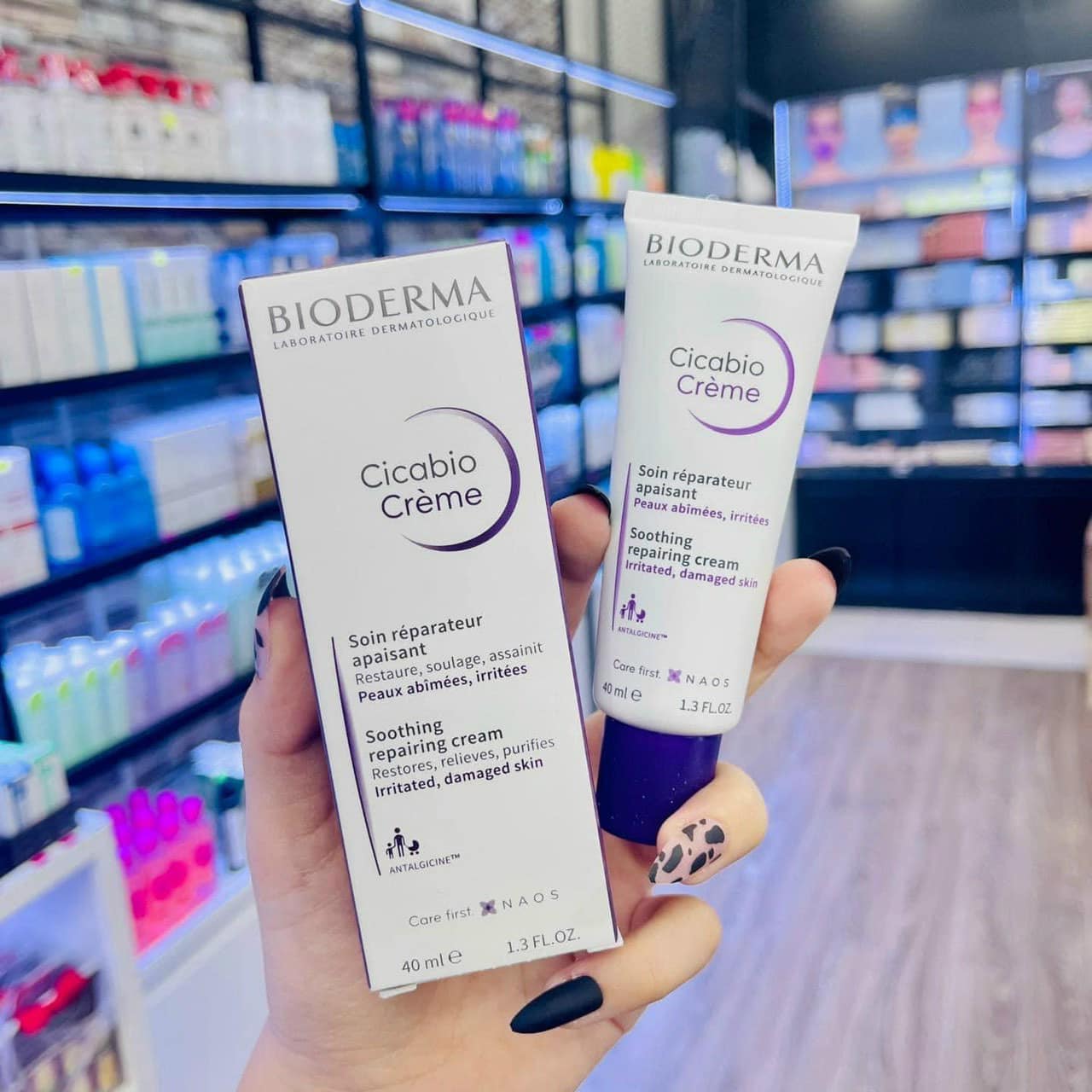 Cách phân biệt kem dưỡng Bioderma tím thật giả