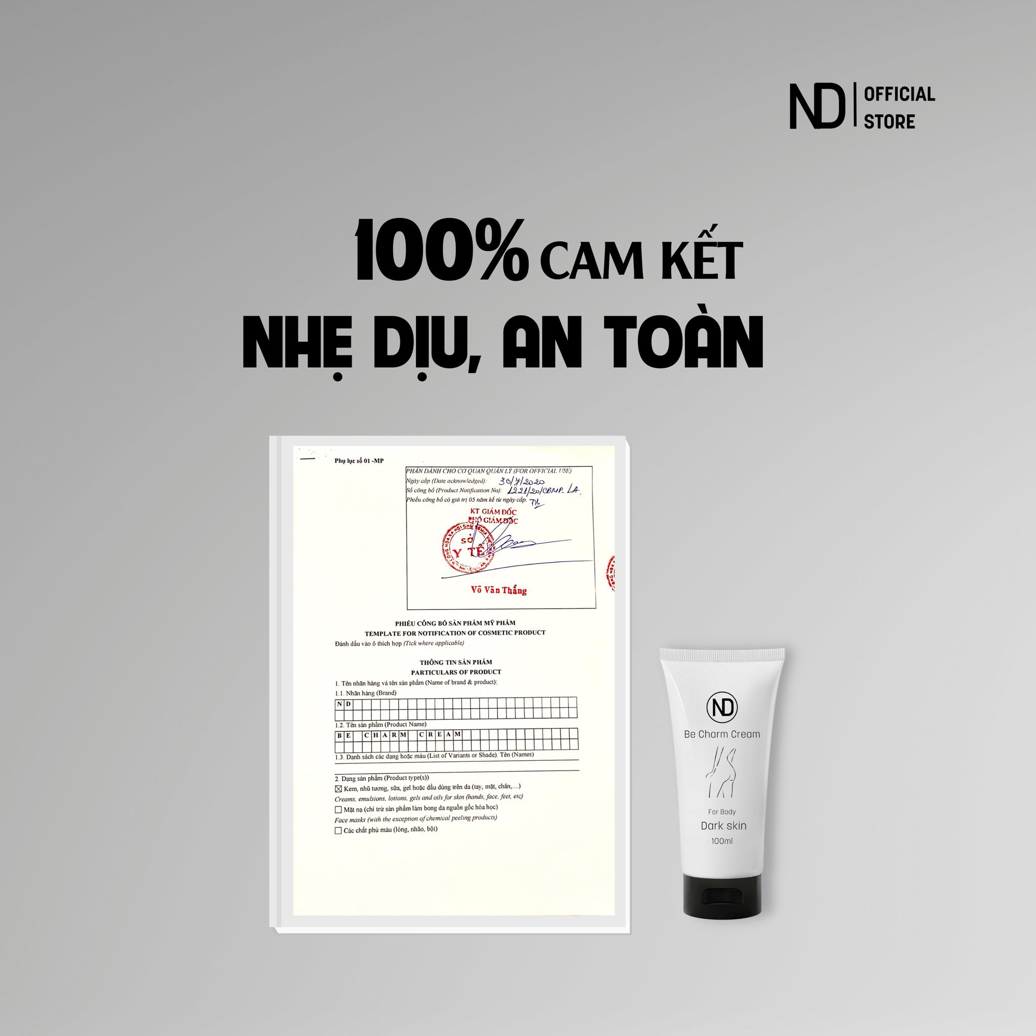 Kem ND Be Charm Cream Dark Skin Trị Thâm Đa Năng Có Tốt Không?