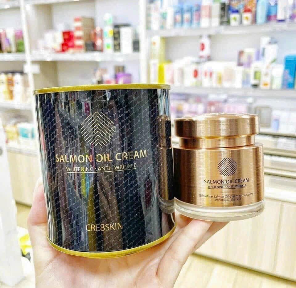 Các dấu hiệu phân biệt kem cá hồi Salmon Oil Cream thật – giả