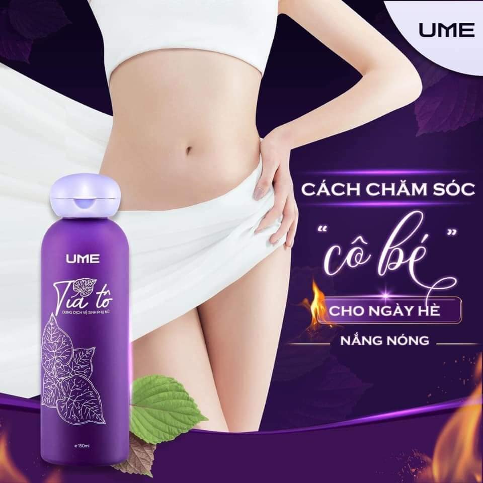 Công dụng của dung dịch vệ sinh tía tô UME