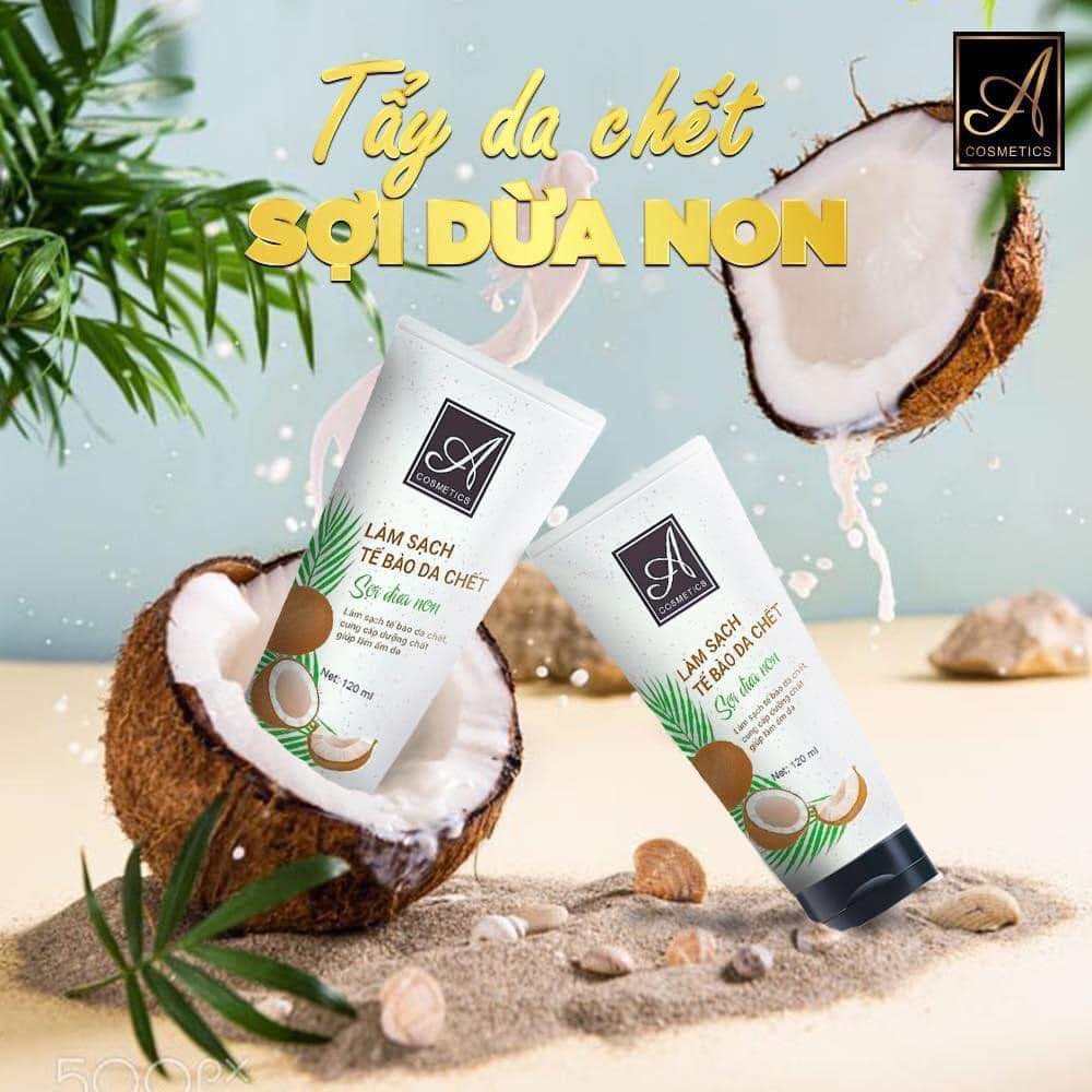 Tẩy tế bào chết Sợi Dừa Non A Cosmetics