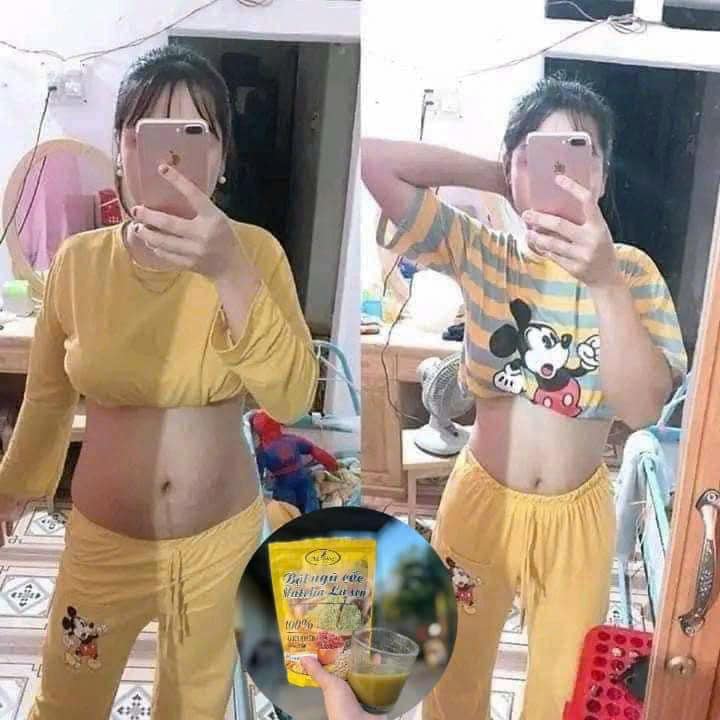 Khách hàng sau một thời gian sử dụng combo giảm mỡ bụng