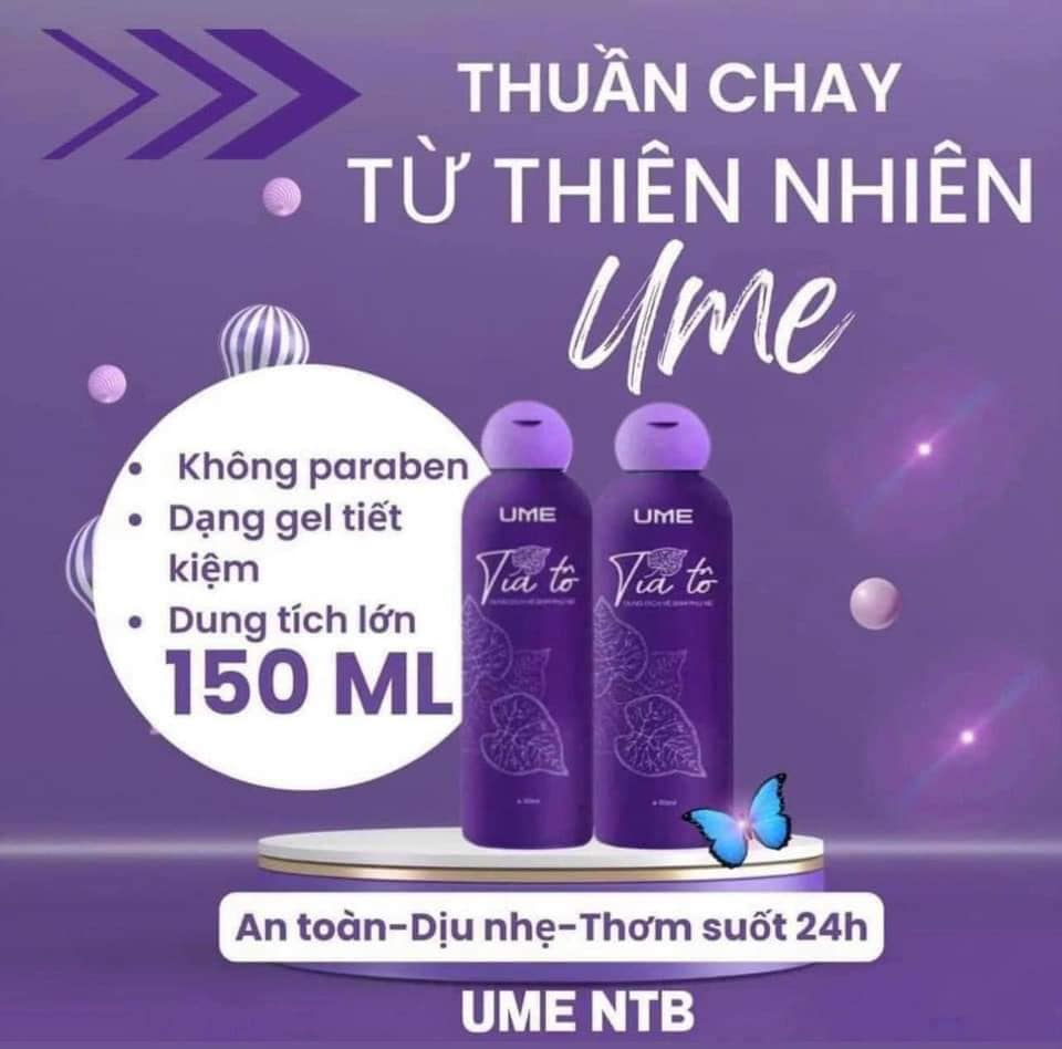 Review Dung dịch vệ sinh phụ nữ tía tô UME