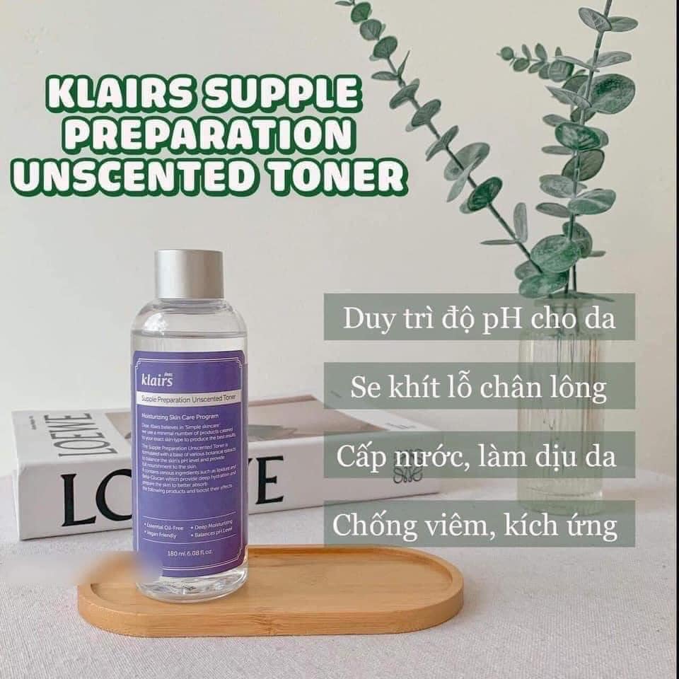 Công dụng Toner Klair không mùi