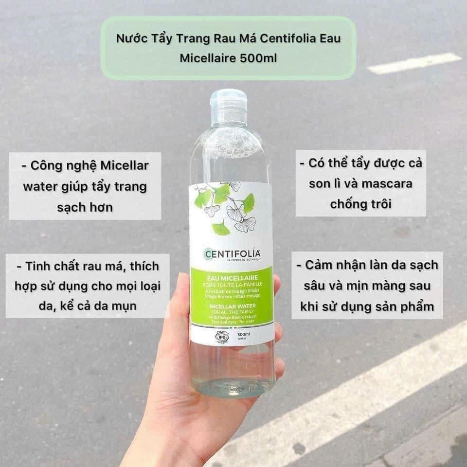 DALE HOT] Tẩy Trang Centifolia Micellar Water Sạch Sâu