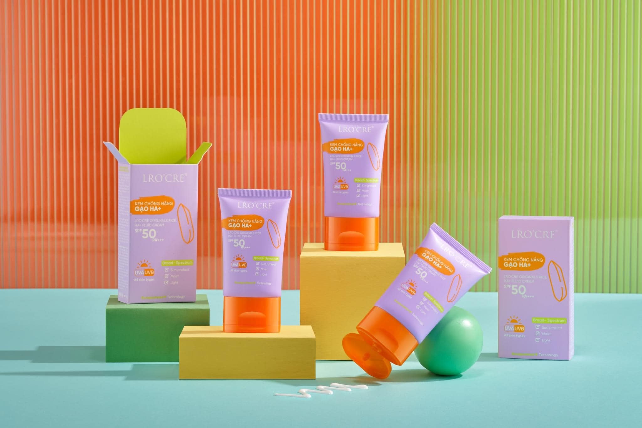 Chống Nắng Cám Gạo Ha+ Lro'Cre