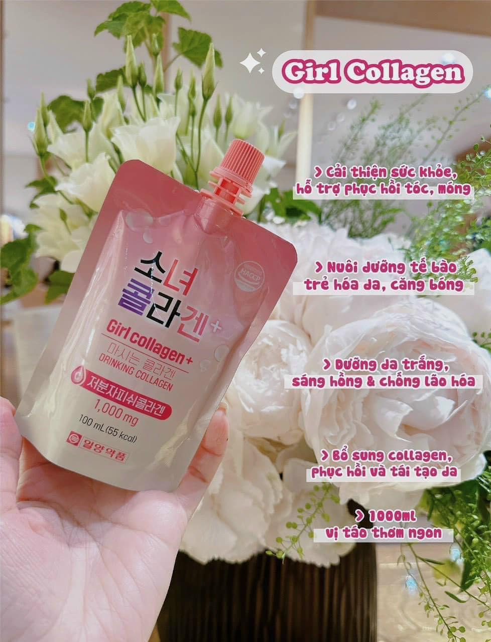 Nước uống Girl Collagen Dạng Túi có tốt không ?