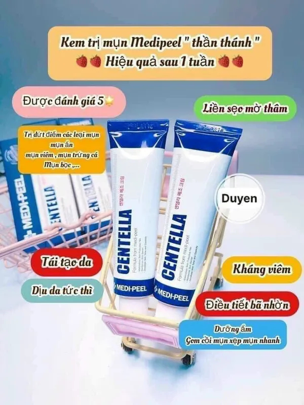 Kem mụn Centella Medi Peel Hàn Quốc