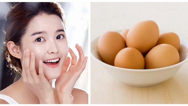 Cách dưỡng trắng da tại nhà bằng trứng gà