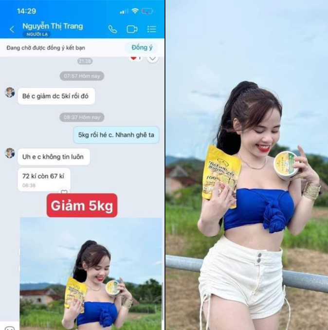 Hình ảnh khách hàng sau khi sử dụng