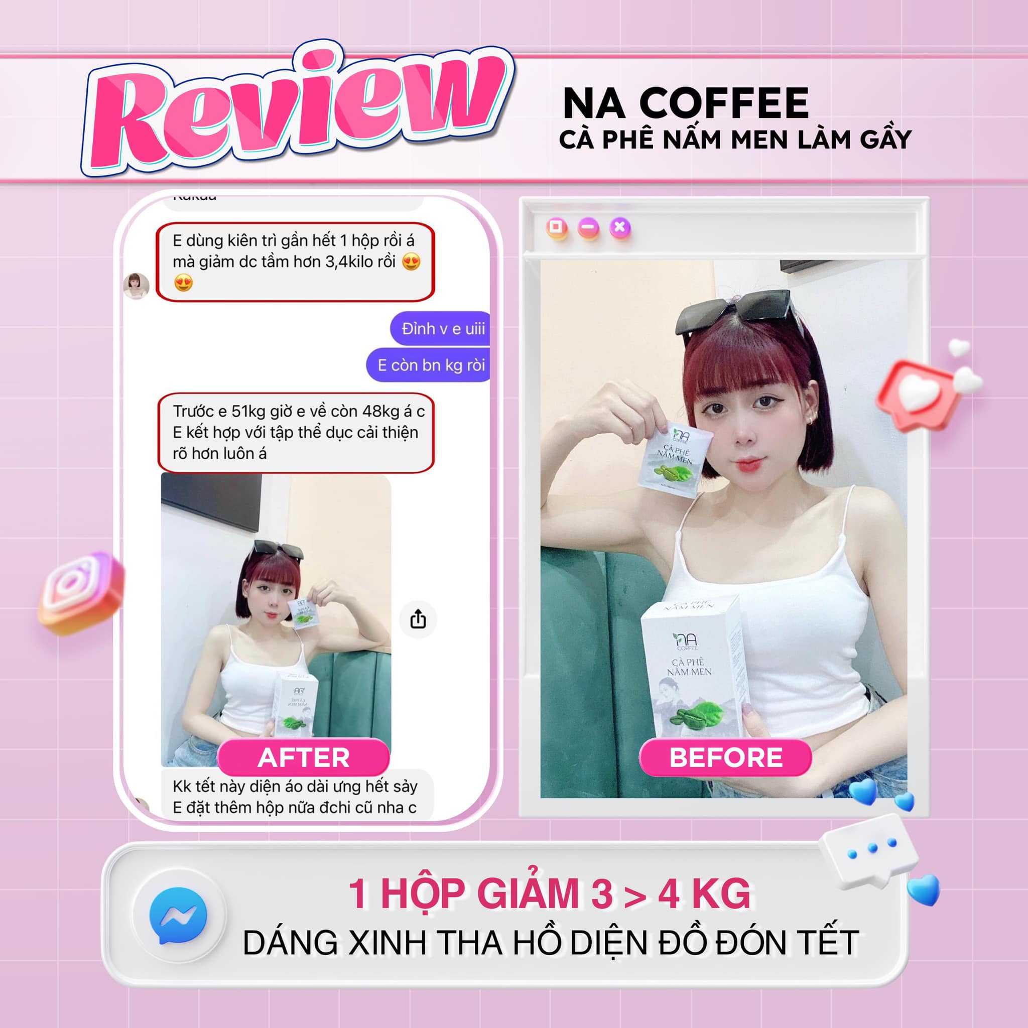 Review từ khách hàng Cà phê Nacoffee