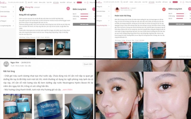 Review kem dưỡng ẩm Neutrogena