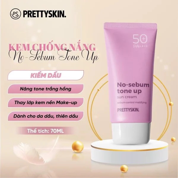 Thành phần của Pretty Skin No-Sebum Tone Up