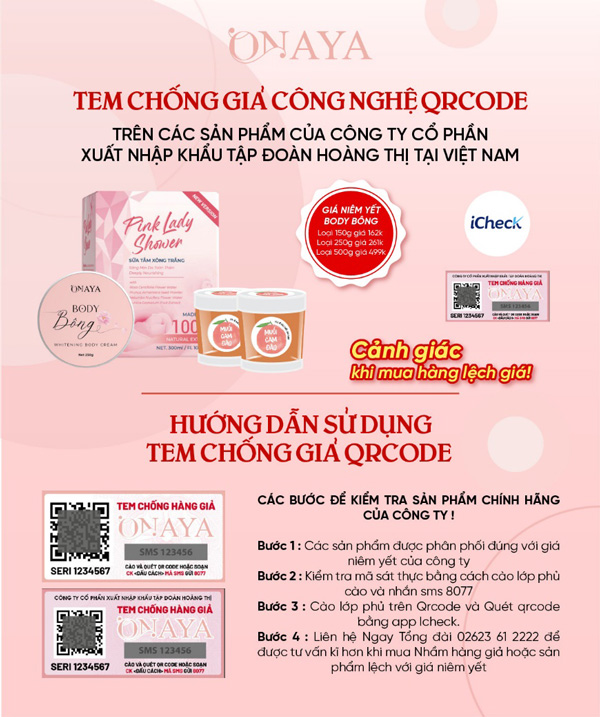 Cách phân biệt hàng chính hãng