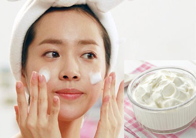 Cách làm trắng da với sữa chua không đường