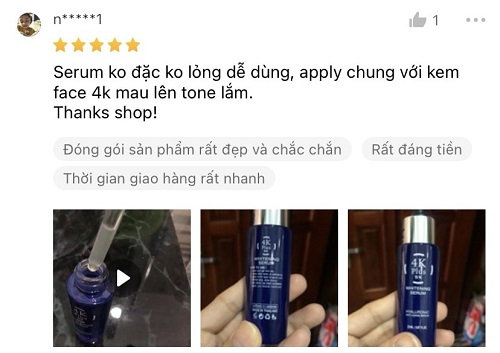 Cảm nhận của khách hàng sau khi sử dụng sản phẩm