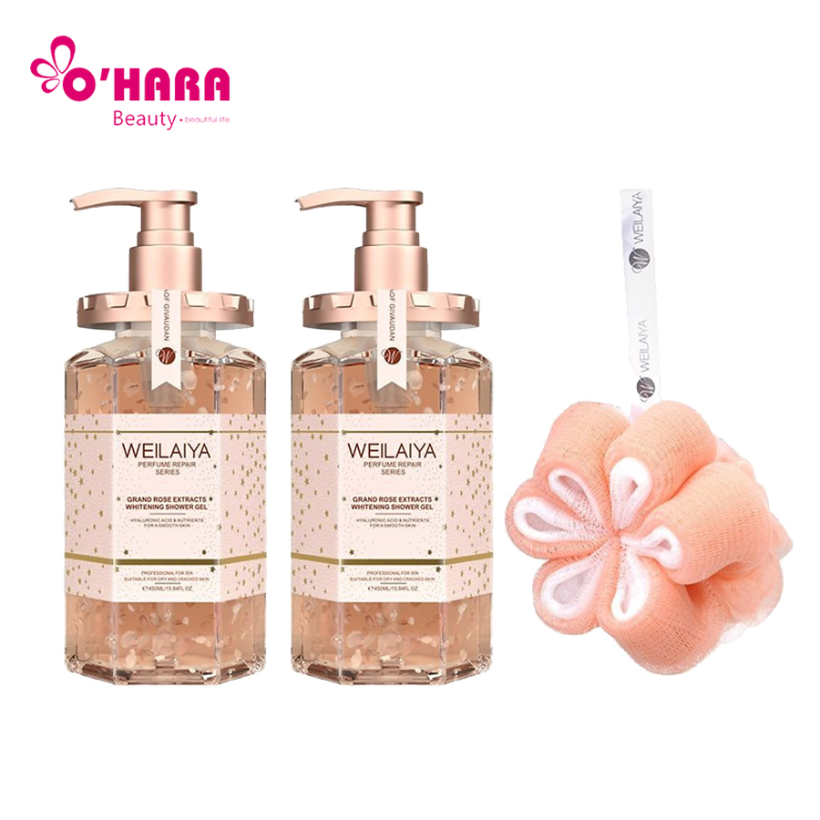 Sữa Tắm Hoa Hồng Weilaiya – Giúp Dưỡng Ẩm Sâu, Làm Sạch Nhẹ Nhàng